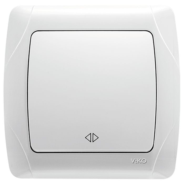 Вимикач 1-кл. реверсійний 90561031 VI-KO CARMEN білий(90561031)