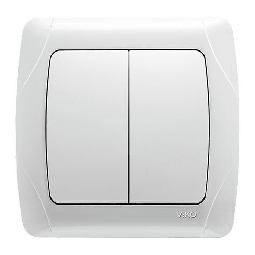Выключатель 2-кл. 90561002 VI-KO CARMEN белый(90561002)