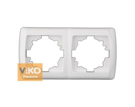 Рамка 2М гор. 90571102 VI-KO CARMEN белая(90571102)