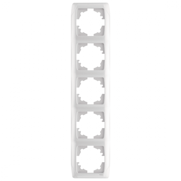 Рамка 5М вертик. 90561005 VI-KO CARMEN  белая(90571005)