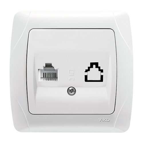 Розетка TF 90561013 VI-KO CARMEN белая(90561013)