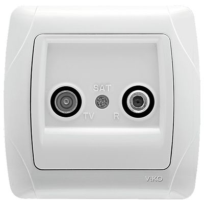 Розетка TV+Sat 90561085 VI-KO CARMEN белый ()(90561085)