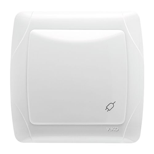 Розетка с з/к с кр. 90561012 VI-KO CARMEN белая(90561012)