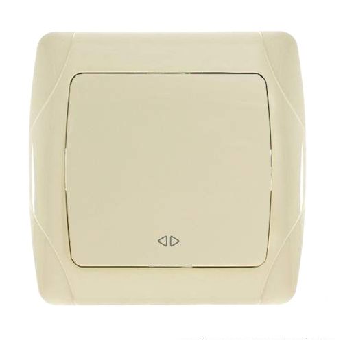Выключатель 1-кл. реверс. 90562031 VI-KO CARMEN крем(90562031)