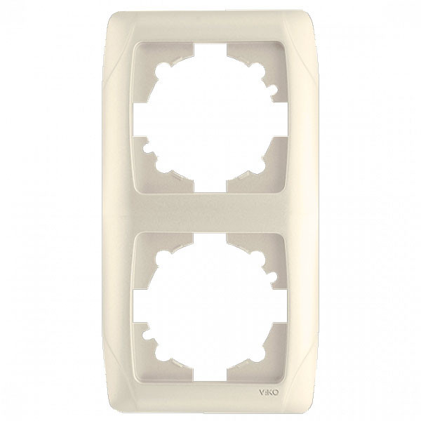 Рамка 2М вертик. 90572002 VI-KO CARMEN крем(90572002)