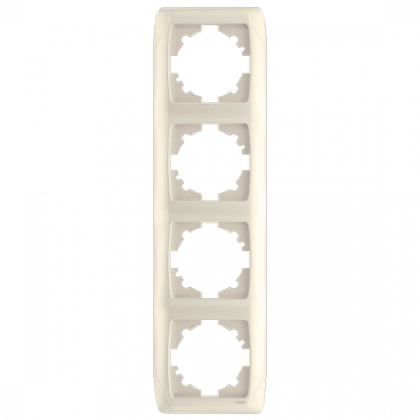 Рамка 4М вертик. 90572004 VI-KO CARMEN крем(90572004)