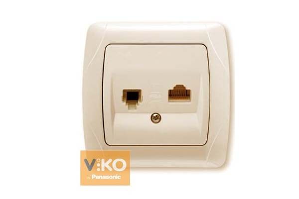 Розетка PC+ ТF 90562035 VI-KO CARMEN крем(90562035)