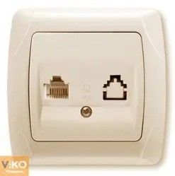 Розетка TF 90562013 VI-KO CARMEN крем(90562013)