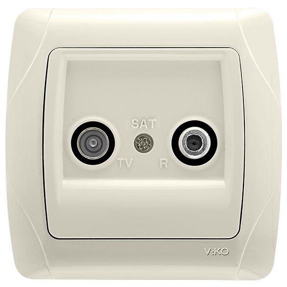 Розетка TV+Sat 90562085 VI-KO CARMEN крем(90562085)
