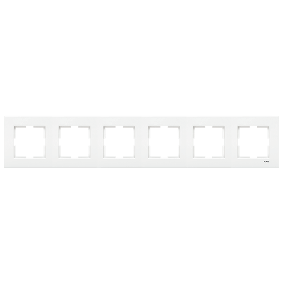 Рамка 6М гор. 90960205  VI-KO KARRE белый ()(90960205)