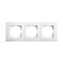 Рамка 3М горизонт. 90400003 LINNERA белый(90400003)