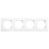 Рамка 4М горизонт. 90400004 LINNERA белый(90400004)