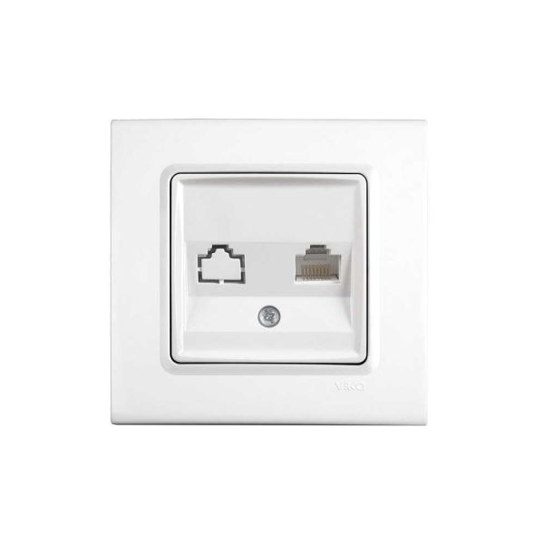 Розетка PC 90400032 LINNERA белый(90400032)