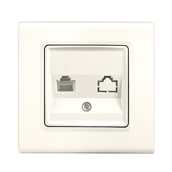 Розетка PC 90401032 LINNERA крем(90401032)