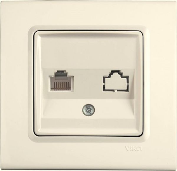 Розетка TF 90401013 LINNERA крем(90401013)