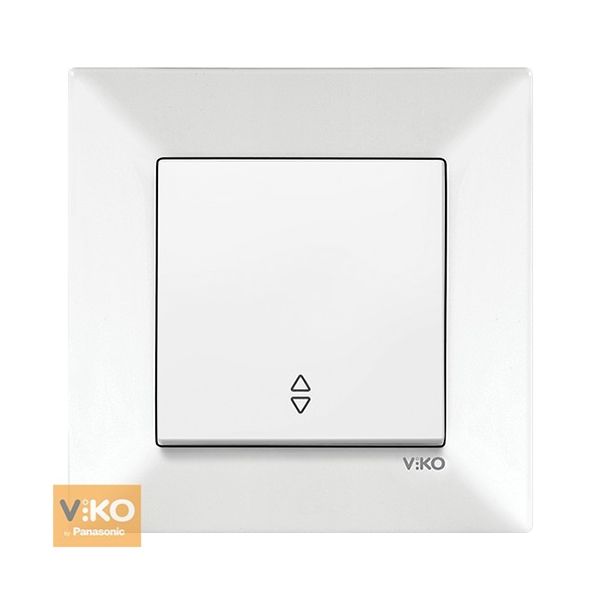 Выключатель 1-кл. проходной  90970004-WH VI-KO Meridian белый(90970004-WH)