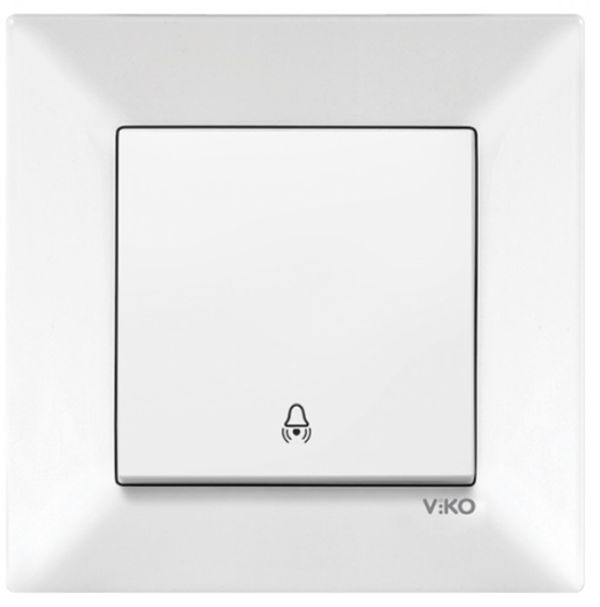 Кнопка звонка 90970006 -WH VI-KO Meridian белая(90970106 -WH)
