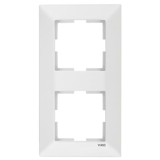 Рамка 2М вертикальная 90979022-WH VI-KO Meridian белая(90979022-WH)