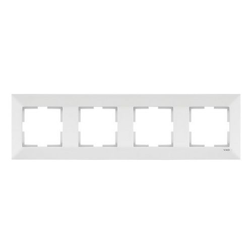 Рамка 4М горизонтальная 90979004-WH VI-KO Meridian белая(90979004-WH)