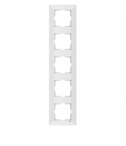 Рамка 5М вертикальная 90979025-WH VI-KO Meridian белая(90979025-WH)
