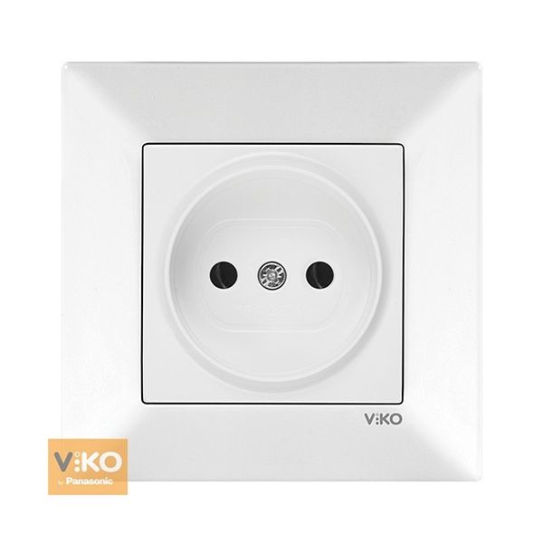 Розетка без з/к 90970007-WH VI-KO Meridian белая(90970007-WH)