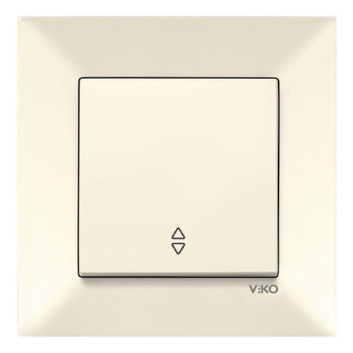 Выключатель 1-кл. проходной  90970204-WH  VI-KO Meridian крем(90970204-WH)