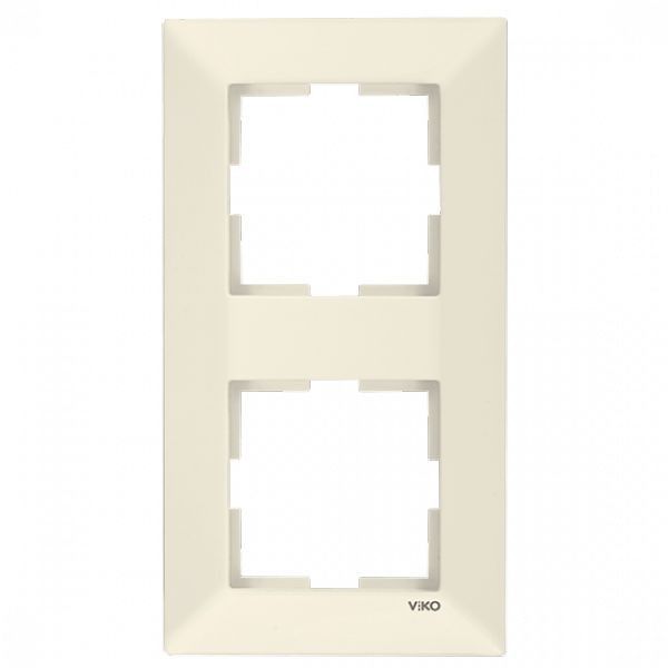 Рамка 2М вертикальная 90979032-WH VI-KO Meridian крем ()(90979032)