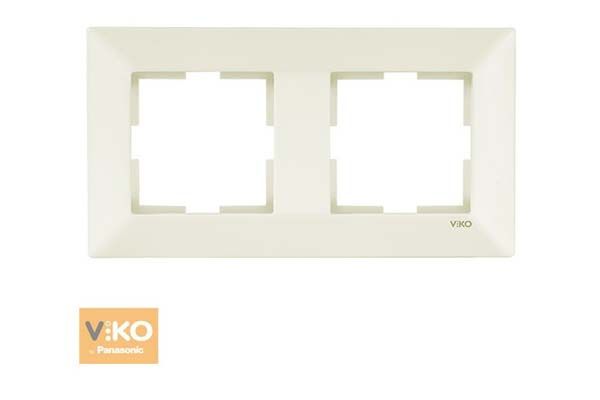 Рамка 2М горизонтальная 90979012-WH VI-KO Meridia крем(90979012-WH)