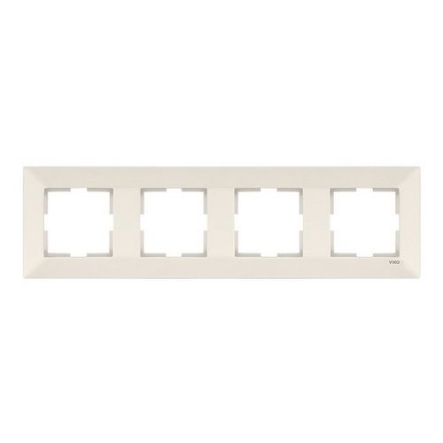 Рамка 4М горизонтальная 90979014-WH VI-KO Meridia крем()(90979014-WH)