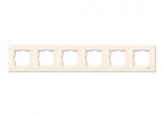 Рамка 6М горизонтальная 90979016-WH VI-KO Meridia крем(90979016-WH)