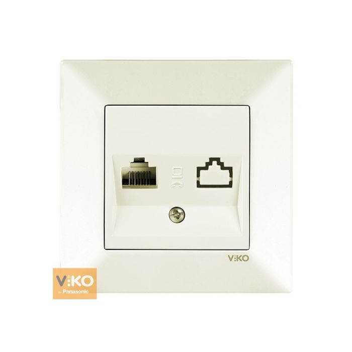 Розетка PC 90970232-WH VI-KO Meridian крем(90970232-WH)