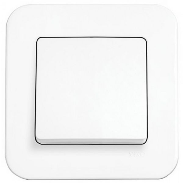 Выключатель 1-кл. 90420001 VI-KO Rollina белый(90420001)