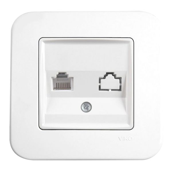 Розетка PC 90420032 VI-KO Rollina белый(90420032)