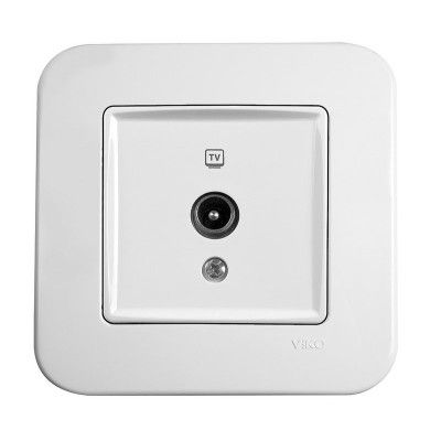 Розетка TV 90420010 VI-KO Rollina белый(90420010)