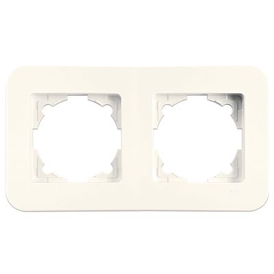 Рамка 2М горизонт. 90421052 VI-KO Rollina крем