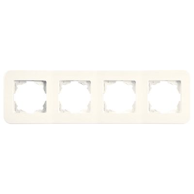 Рамка 4М горизонт.90421054 VI-KO Rollina крем