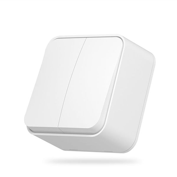 Вимикач 2кл. зовнішній VF-BNS12-W VIDEX BINERA IP20 білий(VF-BNS12-W)