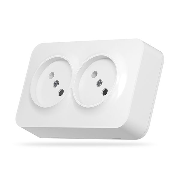 Розетка 2-а зовнішня без з/к VF-BNS22-W VIDEX BINERA IP20 білий(VF-BNS22-W)