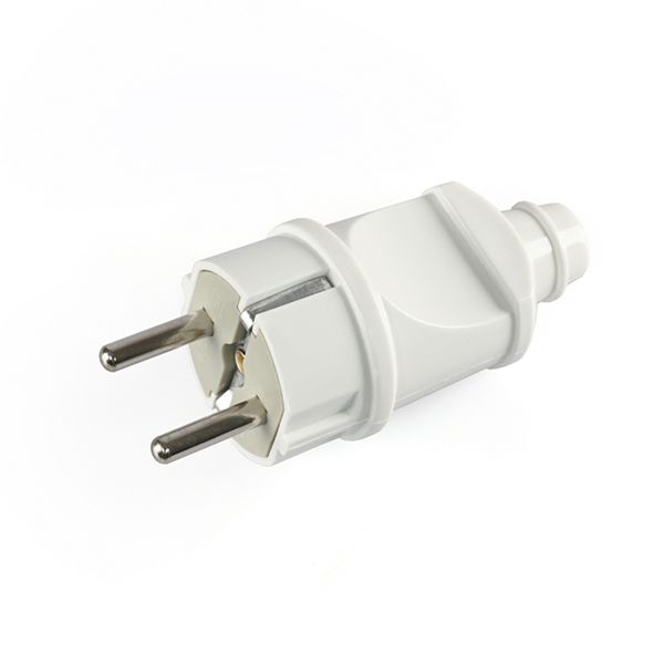 Вилка з з/к пряма біла TITANUM STANDARD TF-PL116G-W(TF-PL116G-W)