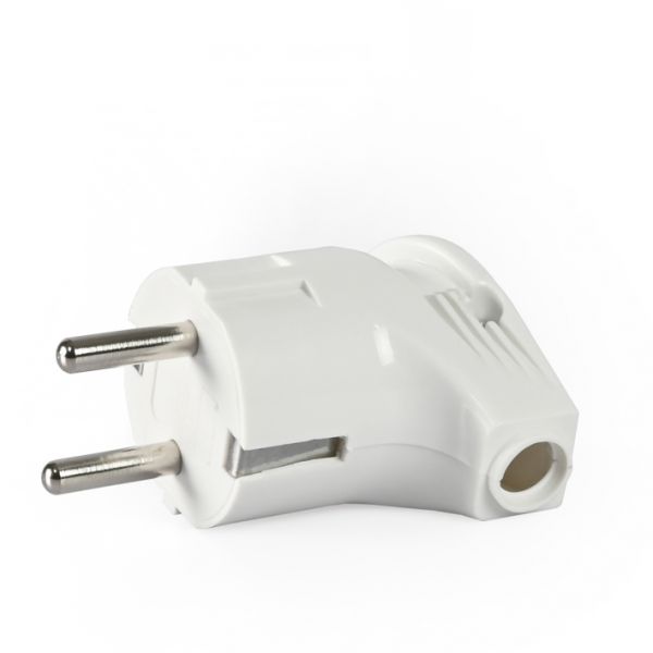 Вилка з з/к кутова біла TITANUM STANDARD TF-PL216G-W(TF-PL216G-W)