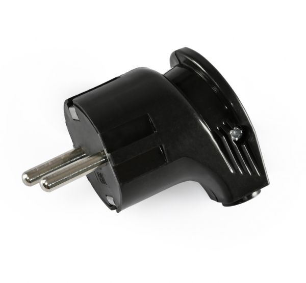 Вилка з з/к кутова чорна TITANUM STANDARD TF-PL216G-B(TF-PL216G-B)