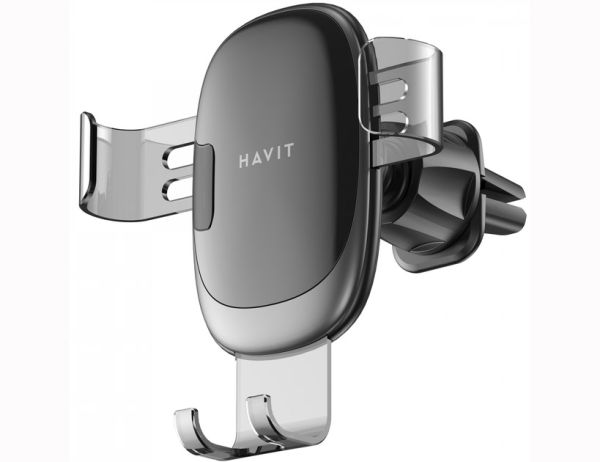 Автомобільний тримач телефону на вентиляційну решітку HAVIT HV-HH002 Black(27604)