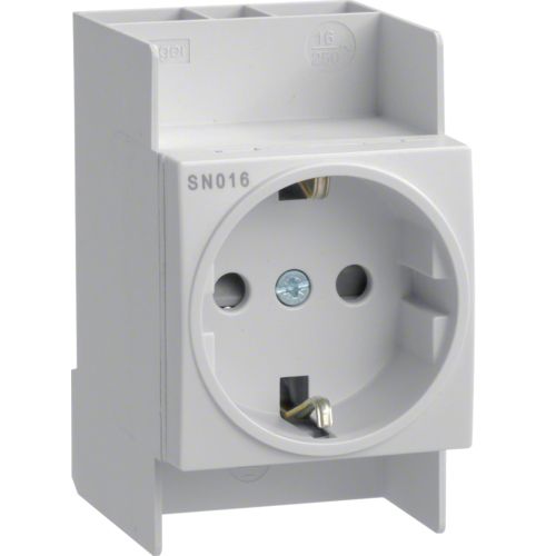 Розетка на DIN рейку 250В/16А SN016 Hager(SN016)