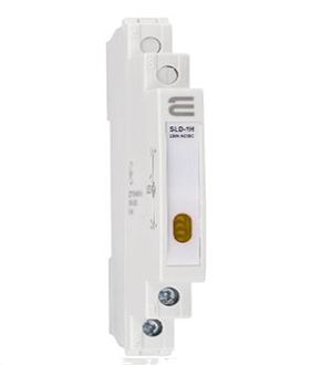 Лампа сигнальна SLD-1H 9mm 230V AC/DC на DIN-рейку жовта Аско(A0140030003)