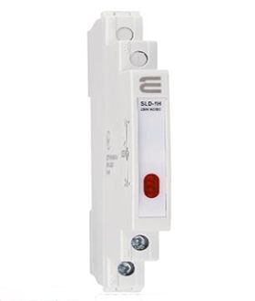 Лампа сигнальна SLD-1H 9mm 230V AC/DC на DIN-рейку червоний Аско(A0140030001)