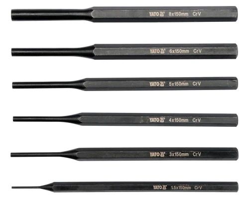 Набір прецизійних пуансонів (виколоток) YT-47121 YATO(YT-47121)