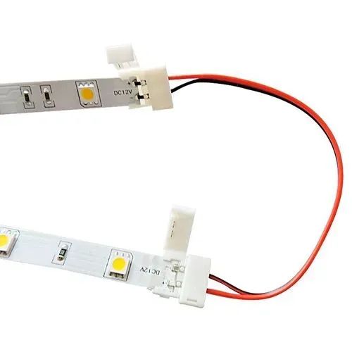 Конектор для світлодіодної стрічки BIOM ОЕМ SC-05-SWS-8-2 8mm 2joints wire (дрiт-2 затискача)(SC-05-SWS-8-2)