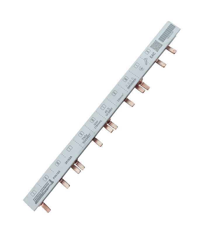 Шина PIN103 3P 63A 10мм2 12мод. (штырь) TNSy(TNSy5503497)