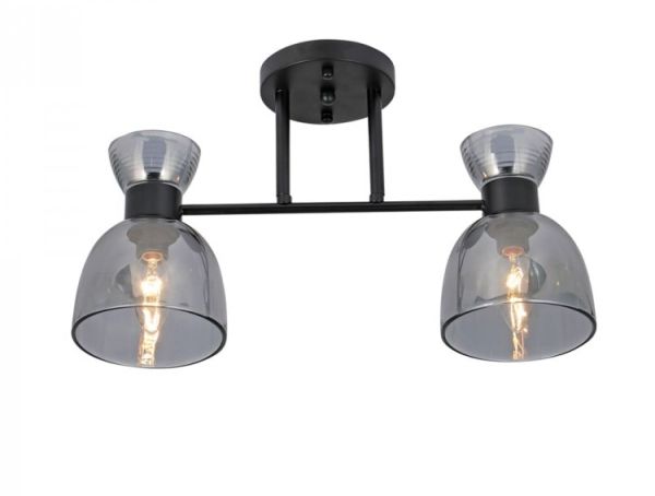 Світильник-люстра BL1220-1 E14*2 чорний 435*130*250мм MARSEILLE ARDERO(8388)