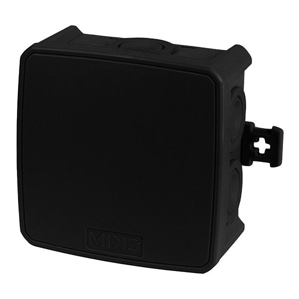 Коробка розподільча KP115ВРF із кріпленням (115*115*56), чорна ІР66 912431(912431)